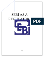 Sebi As A Regulator