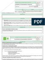 Procedimiento de Mantenimiento Preventivo