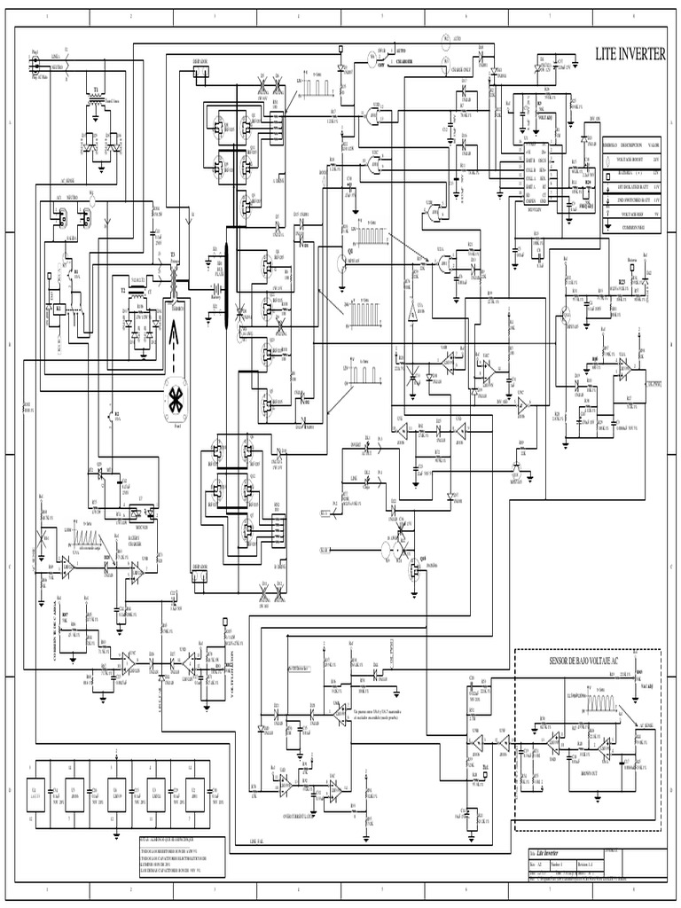 Inverter Circuit Diagram Overview | PDF | Science & Mathematics