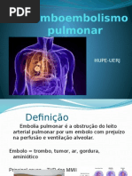Tromboembolismo pulmonar 2015