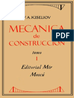 Mecánica de Construcción. Tomo I - V. A. Kiseliov