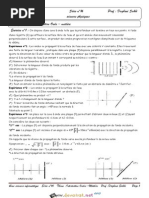 Série D'exercices - Physique - Interaction Ondes Matiere - Bac Informatique (2014-2015) MR Daghsni Sahbi