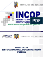 Presentación Curso Presencial SNCP 2013