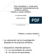 Divergencias y analogías  del sentido en la educación interdisciplinaria de las artes. osillo II Encuentro-feb15