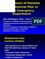 Management of Patients With Abdominal Pain in The Emergency Department