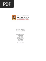 WEKA Manual For Version 3-6-1