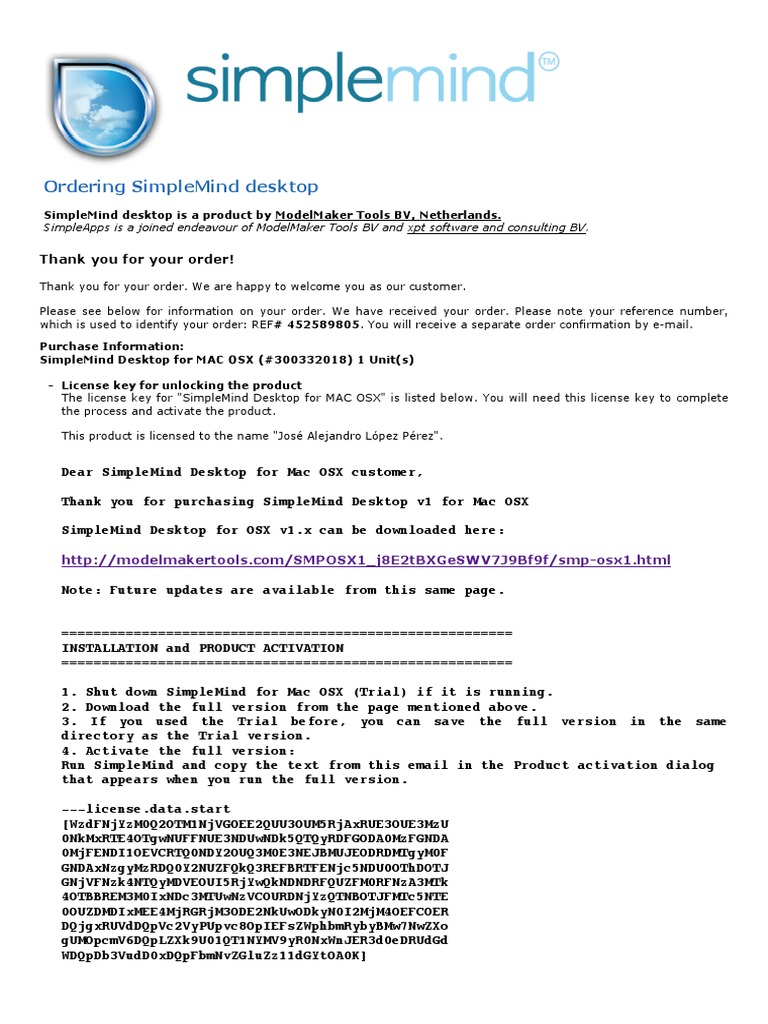 Simplemind Simlpe Mindmapping Made Easy Pdf Mac Os Computing