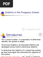 B_lecture14 Stability in the Frequency Domain and Relative Stability Automatic control System