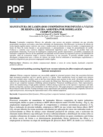 manufatura de laminados compositos assistido por modelagem computacional
