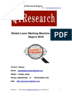 Global Laser Marking Machine Industry Report 2015