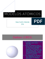 Modelos Atómicos: Noa Cutrín Alende 3ºA