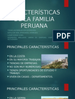 Características de La Familia Peruana