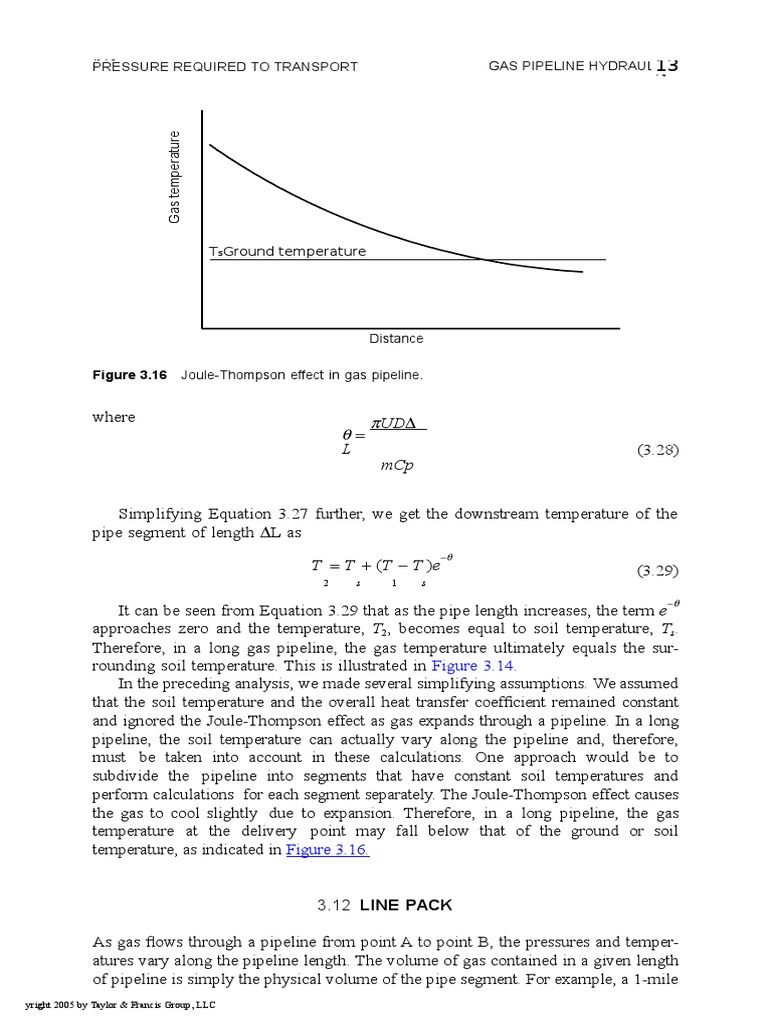 Line Pack Calculation | PDF | Gases | Pressure