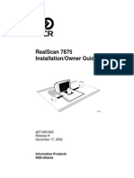 7875 RealScan Installation Owner Guide