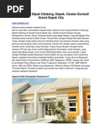 Dijual Rumah Di Jonggol, Bogor, Rumah Mewah Harga Miring 