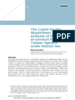 An Analysis of The Code of Conduct For The Taliban Fighters Under Islamic Law
