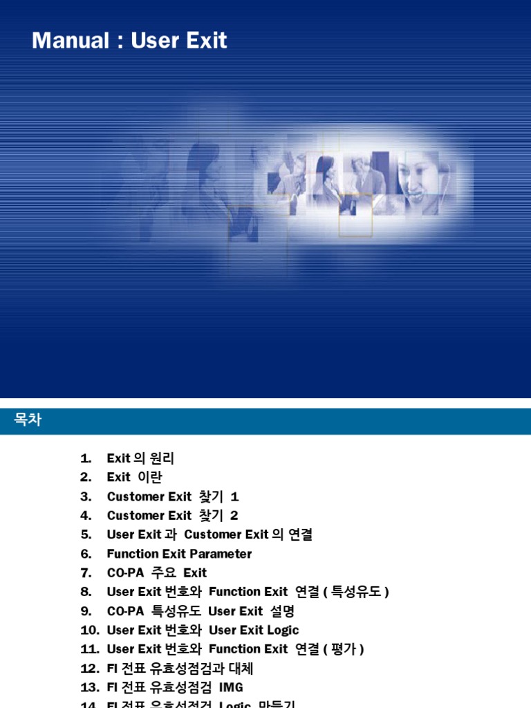 User Exit | PDF
