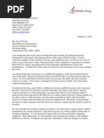 DR Dill Letter To ECI