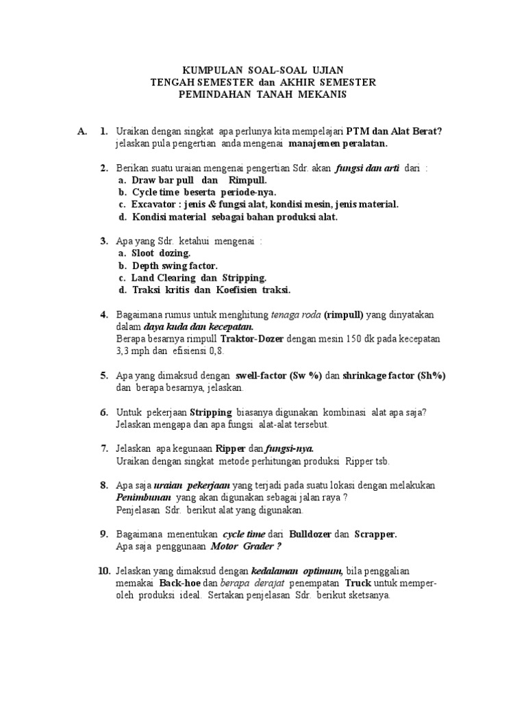 Kumpulan Soal