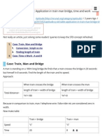 (Aptitude Q) STD Table - Application in Train Man Bridge, Time and Work Problems - Mrunal