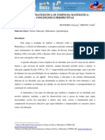 X Educacao Matematica Ou Ensino Da Matematica Concepcoes e Perspectivas