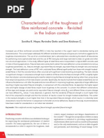 Toughness Characterization of FRC - Indian Context