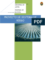 Proyecto de Sistema de Riego - Trabajo Universitario