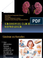 Sindromes Clinicos en Nefrologia