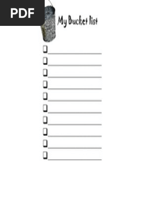 Bucket List