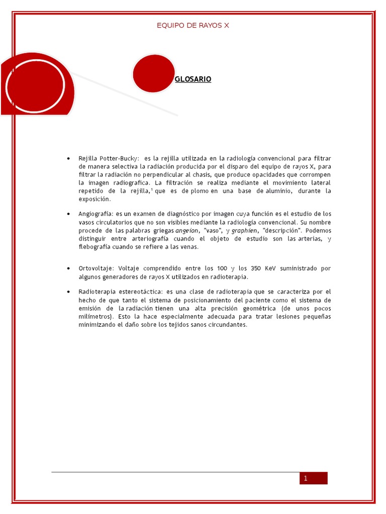 Equipo de Rayos X | PDF | Rayo X | Terapia de radiación
