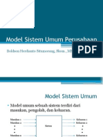 Pertemuan 3 (Model Sistem Umum Perusahaan)