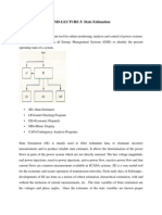 EMS-LECTURE 5: State Estimation