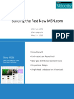 Building The Fast New MSN