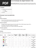 List of Football Clubs in Germany by Major Honours Won - Wikipedia, The Free Encyclopedia