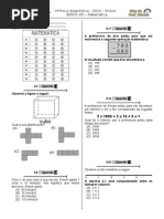 1ª P.D - 2014 (Mat. 5º Ano) - Blog Do Prof. Warles