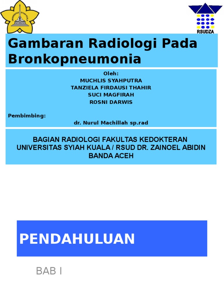 Gambaran Radiologi Bronkopneumonia | PDF