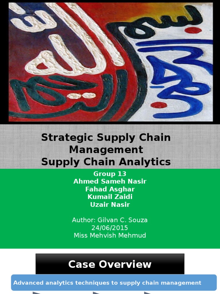 Supply Chain Analytics Insights | PDF