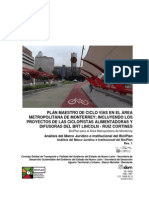 Análisis del Marco Jurídico e Institucional - BICIPLAN para el Área Metropolitana de Monterrey 
