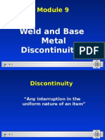 Weld and Base Metal Discontinuities