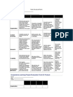 Radio Broadcast Rubric Review