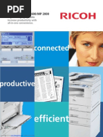 RICOH Aficio Mp 1600mp 2000