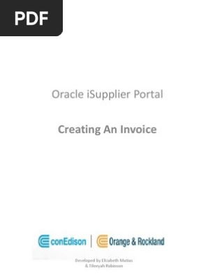 Creating an Invoice (1)