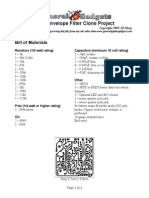 MXR Envelope Filter Clone Project: Bill of Materials