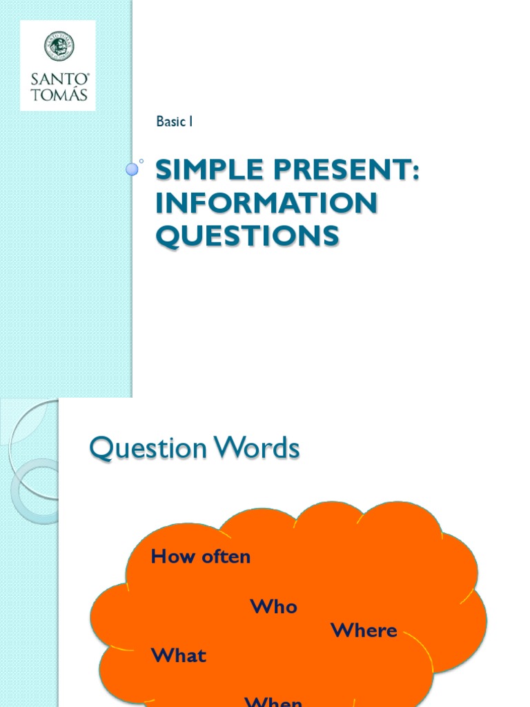 Simple Present: Forming Questions | PDF