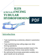 Variables Influencing Tubular Hydroforming