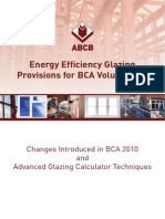 Energy Efficiency Glazing Provisions For BCA Volume Two