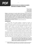 Artigo - A NEUROPSICOLOGIA E AS DOENÇAS DA MENTE SINDROME DO MEMBRO FANTASMA.doc
