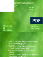 Faktor Mempengaruhi Proses Belajar