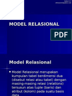 4 - Model Relasional