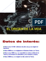 origen de la vida